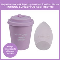  MAYBELLINE undefined Maybelline New York Superstay Lumi Mat Fondöten Alımına Makyaj Süngeri ve Kabı HEDİYE! 