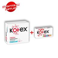  KOTEX undefined Kotex Günlük Ped Anydays Normal 56 Adet + Tampon Normal Set  1 of 1 
