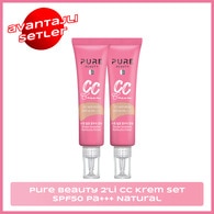  undefined undefined Pure Beauty 2'li CC Krem Set Spf50 Pa+++ Natural  1 of 1 